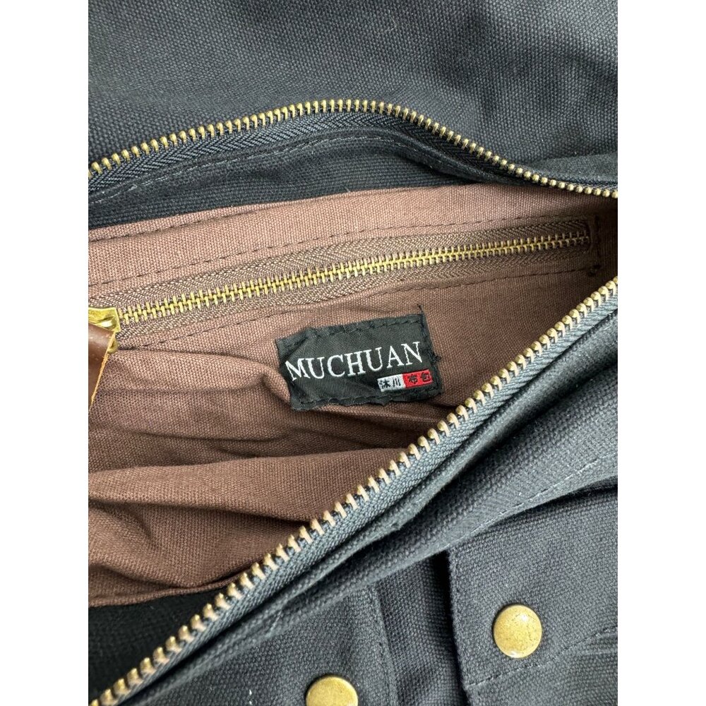 Muchuan Canvas Messenger Laptop Bag I Am Legend Black Crossbody Briefcase New - Picture 10 of 11